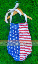 Load image into Gallery viewer, All American Halter Romper
