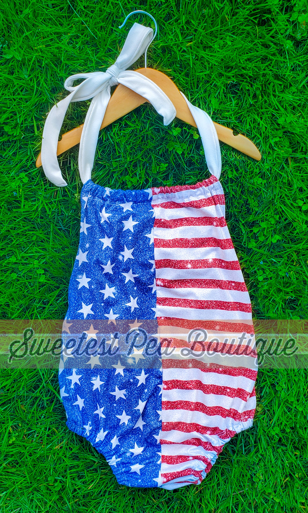 All American Halter Romper