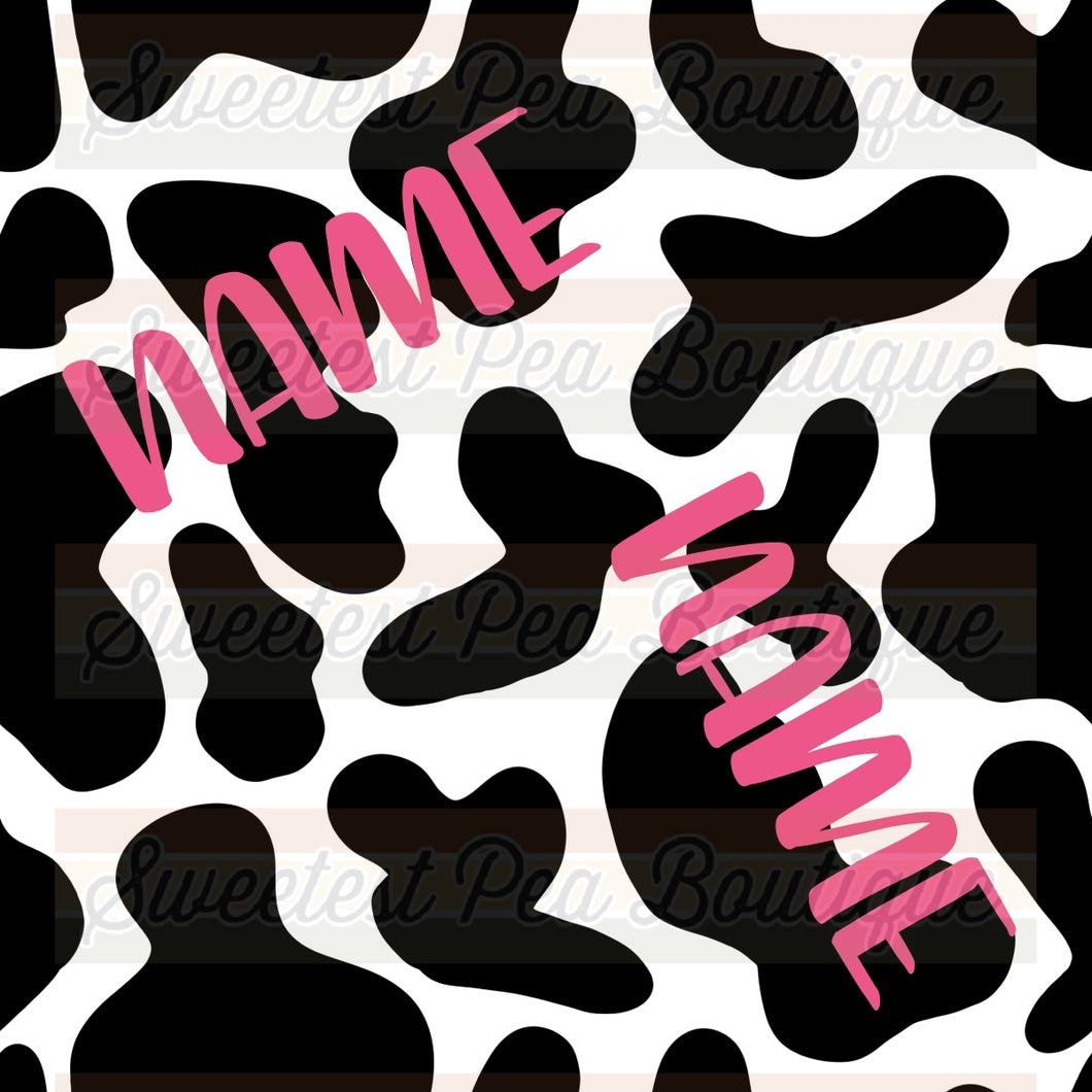 Cow Print - Pink